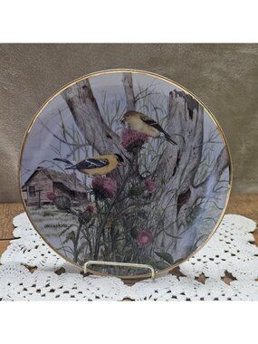Franklin Mint Heirloom Recommendation Plate – The Weather Tree by Cecil Eakins